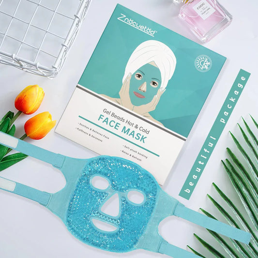 Svalkande ansiktsmask