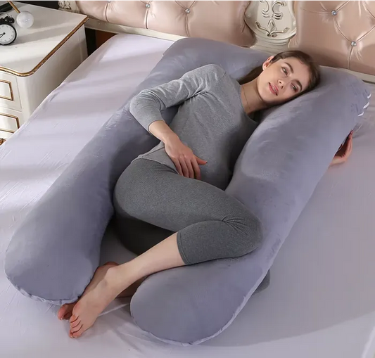 MammaLugn™ – U-formad Gravidkudde i Ice Silk